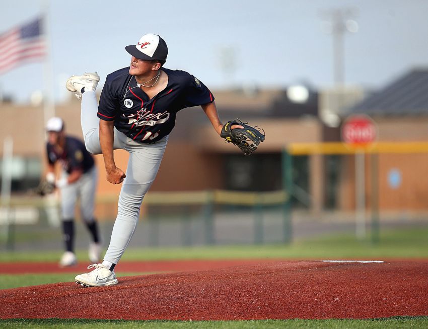 Alexandria Legion baseball honors late teammate Hadley Wallace with commemorative patch